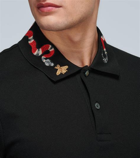 gucci collar shirt snake cheap|gucci polo shirt snake.